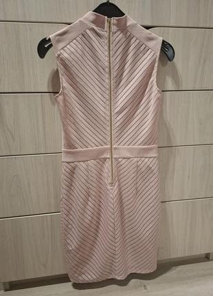 Платье розовое нежное романтичное s, guess