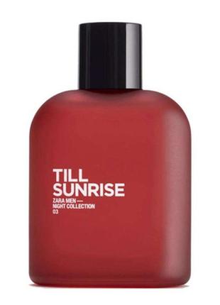 Чоловіча туалетна вода zara till sunrise, 80 ml (запаковані в коробочку)