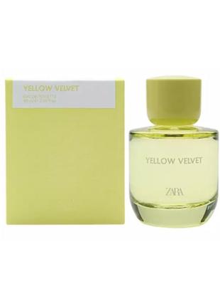 Туалетна вода zara yellow velvet, 90 ml