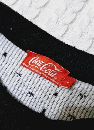 Новогодний свитер мирер coca cola