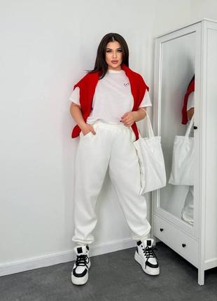 Теплые брюки из полар флиса