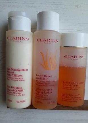 Clarins очищаюче молочко,  лосьйон