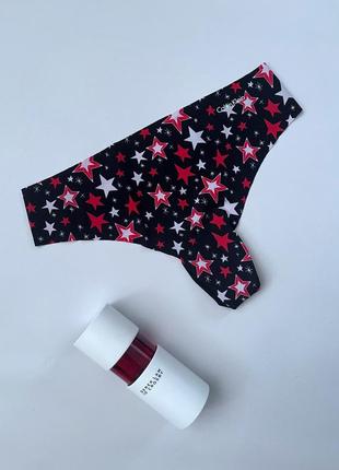 Бесшовные трусики стринги calvin klein оригинал