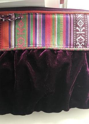 Велюрова косметичка