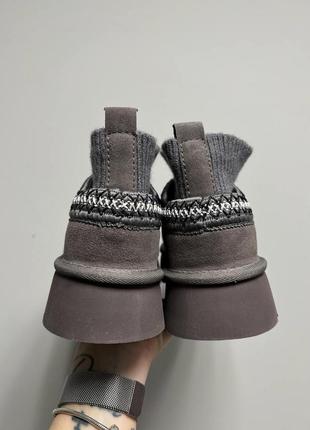 Угги угги угги ugg tazz tasman platform sock grey