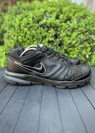 Nike t-lite xi кроссовки 45 размер кожаные черные оригинал