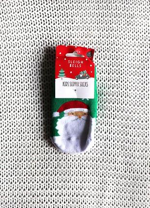 Новые рождественские / ночные детские носки, размер 9-12