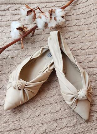 Туфли лодочки /балетки zara