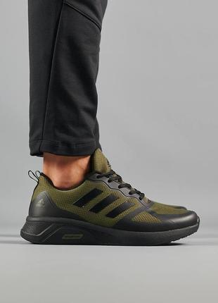 Adidas cloudfoam army green on sale