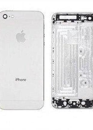 Задняя крышка (корпус) для iphone 5 белая *