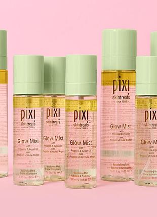 Сияющий мист для лица для влажного эффекта pixi glow mist with propolis and argan oil...