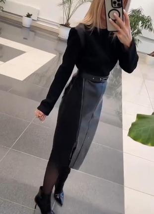 Шикарна сукня тренд
тканина: рубчик та еко шкіра