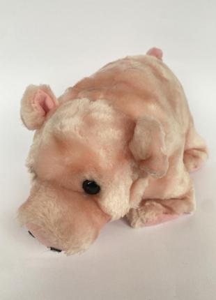 М'яка іграшка рожева свиня в клейверному листі свинка порося хрюша конюшиний лист 2 в 1 23 см