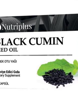 Дієтична добавка "чорний кмин" nutriplus, 30 капсул