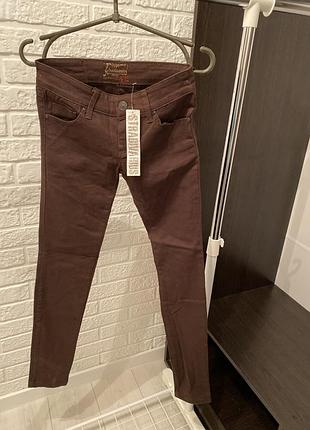 Шоколадні джинси скинни stradivarius джинсы skinny1 фото