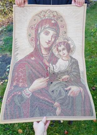 Настенный ковер девы марии с младенцем, христианский религиозный ковер богоматерь