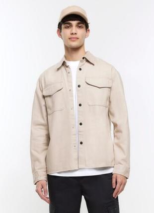 Джинсова куртка сорочка унісекс