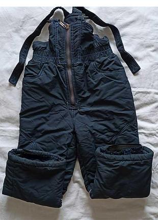 Штани лижні напівкомбінезон на зріст 110