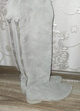 Ботфорти замш