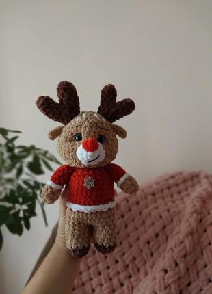 Вязаная игрушка ручной работы.ленотка