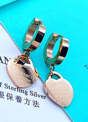 Серьги “tiffany &amp;co”