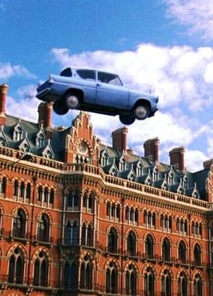 Гаррі потер синя машина рон визли значок harry potter брошка hogwarts gryffindor пін автомобіль форд англія хоґвортс грифендор2 фото