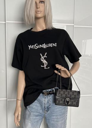 Футболка в стиле ysl