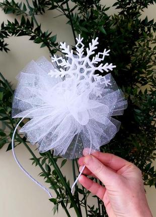 Обруч снежинка
