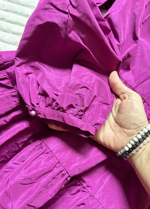 Яркое классное платье zara 5