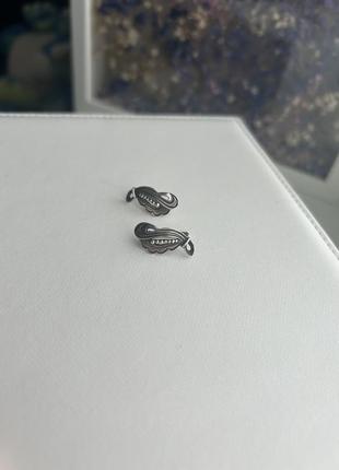 Серебряные серьги ссср