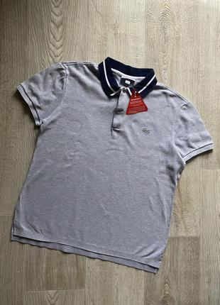 Lacoste мужское поло, брендовое поло, футболка, футболка с воротником