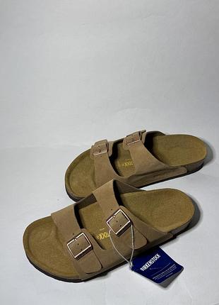 Биркеншток шлепанцы, birkenstock arizona бежевая замша 40 р