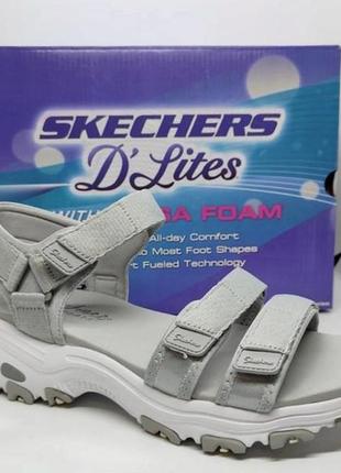 Стильні сандалі босоніжки skechers d'lites оригінал
