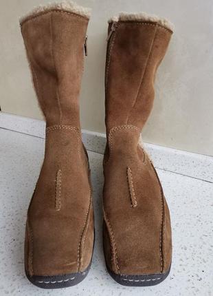 Отличные женские сапоги нат. замша 38