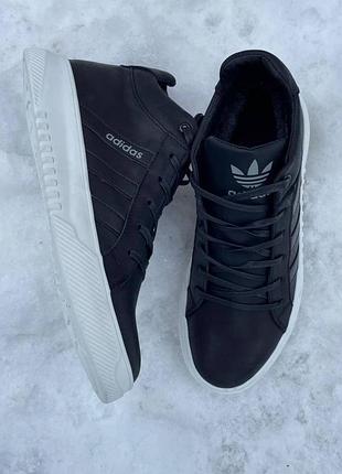 Зимние ботинки adidas черные 5