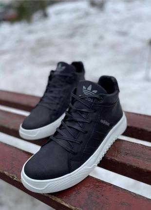 Зимние ботинки adidas черные 4