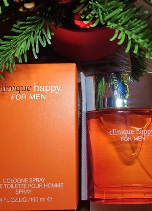 ❗красивый подарок на новый год ❗чоловіча туалетна clinique happy for men (клінік хепі фо мен) 100 мл!