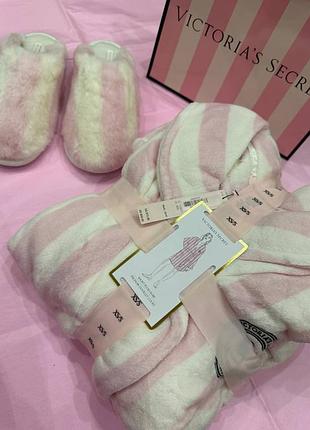 Плюшевый халат victoria’s secret виктория сикрет vs