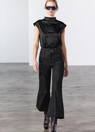 Джинсы zw collection marine straight с высокой посадкой и карманами