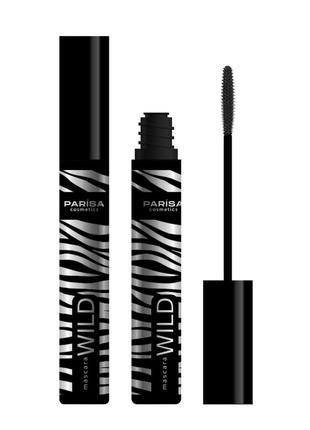 Parisa cosmetics туш для вій wild volume sculpt black, 12мл.