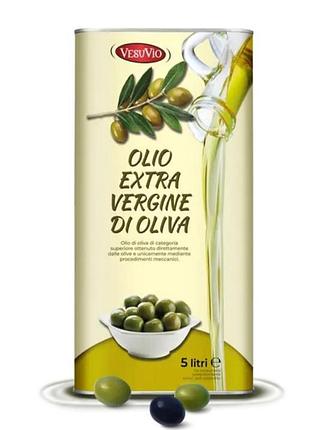 Растительное масло vesuvio olio extra virgin product 5 л