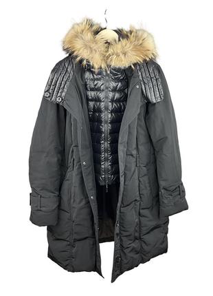Moncler chataignier пуховая парка оригинал