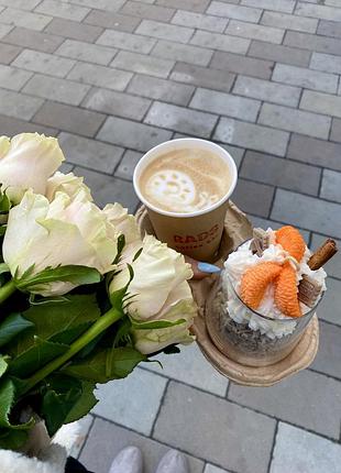 Свеча мандариновый чизкейк, свеча-десерт с мандаринками