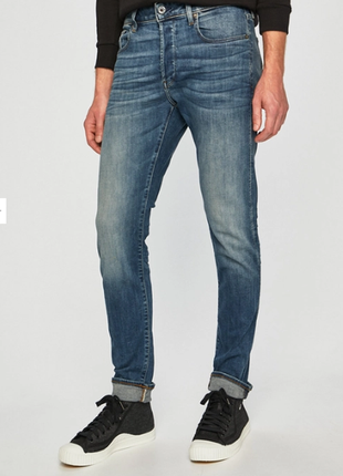 Чоловічі джинси g-star row 3301 deconstructed skinny, нідерланди розмір w36/l34