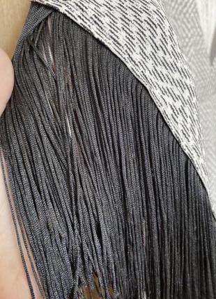 Из плотной сатиновой вискозы шикарное платье в бохо стиле 52-54 р4 фото