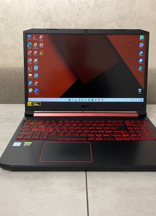 Ігровий ноутбук acer nitro 5 an515-54, 15,6" fhd ips 144hz, i5-9300h, 16gb, 256gb+1tb, rtx 2060 6gb