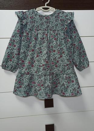Цветочное платье primark 2-3 года