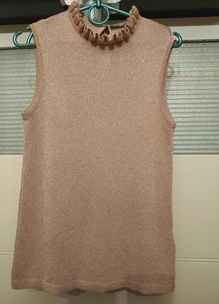 Золотистый топ hallhuber donna