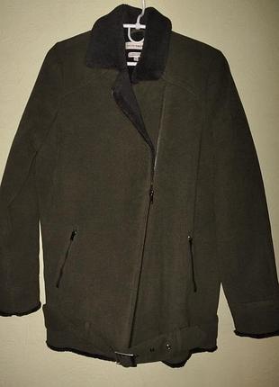 Чоловіча зелена тепла зимова  косуха куртка пальто native youth