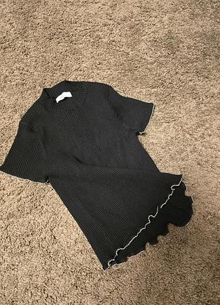 Zara топ с коротким рукавом